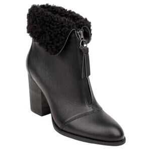 NWOT Splendid Kiley Faux Fur Collar Booties – Sz 10